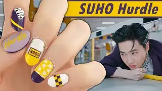 Suho 'Hurdle' Nail Art Tutorial