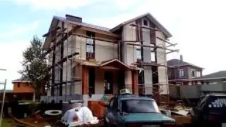 Строительство Коттеджа 250 м2 Часть4