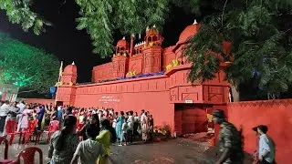 Lal killa Red Fort pendal Durga puja Ganeshpara Guwahati