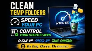 Clean temp folders ,speed your pc and control your startup Apps