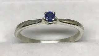 MAKING A SILVER SAPPHIRE RING