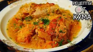 Тушеные свиные ребрышки в квашеной капусте (Stewed pork ribs)