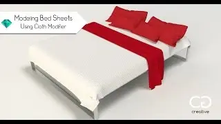 Create Bed Sheets Using Cloth Modifier - 3Ds Max