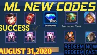 Mobile Legends New Code August 31,2020 Redeem Now