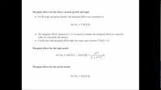 Probit and Logit Models
