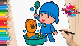 Pocoyo y Loula | Dibujo y Diversión a la hora del baño 🐾 Dibujos para niños