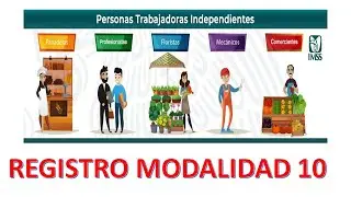REGISTRO TRABAJADOR INDEPENDIENTE IMSS/ MODALIDAD 10