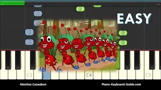 The Ants Go Marching One By One Easy Piano Tutorial