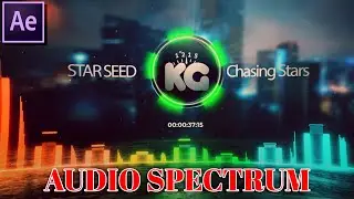 Audio React Spectrum Visualizer | Chasing Stars