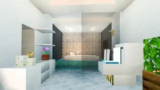 Minecraft: How to make a modern Bathroom