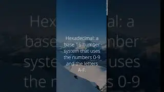 What is hexadecimal? How does it work? This video explains all!