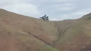 F15E Strike Eagles in the Mach Loop