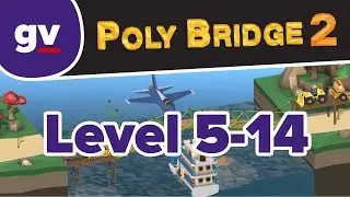 Poly Bridge 2 - Serenity Valley 5-14 In Suspense - Walkthrough
