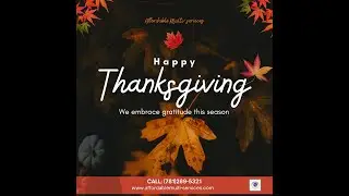 Happy Thanksgiving from Affordable Multi Services