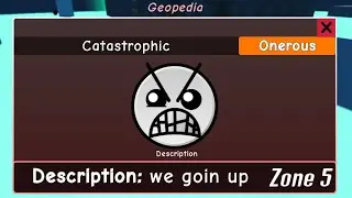How to get CATASTROPHIC in FIND THE GEOMETRY DASH Difficulties Roblox Zone 5