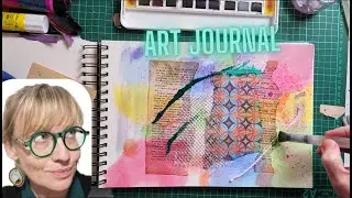 🌈Idées d'art journal / carnet créatif : 3 modèles de pages super faciles !!