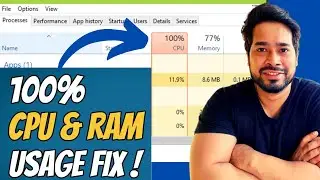 How To Fix 100% CPU Usage Windows 10 | High CPU Usage on Windows 10 | 100% CPU Usage Problem