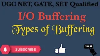 IO buffering | Types of Buffering in Operating System