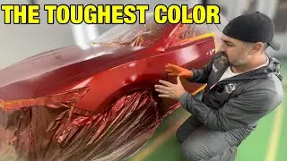 Car Painting: How to Spray and Blend Red Pearl Tricoat