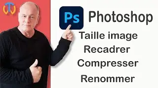 Photoshop, image size, cropping a photo, compressing a photo for the web