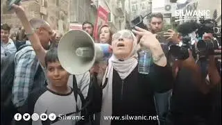 ما قالته المقدسية نورا غيث/صب لبن خلال وقفة أمام منزلها المهدد بالإخلاء في القدس القديمة
