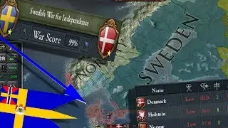 Europa Universalis 4: Sweden Independent in 8 Minutes