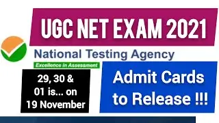 Ugc Net Admit Cards 2021 /  Nta Net AdmitCards 2021  /  Ugc Net Exam 2021