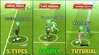 All 5 Types of RABONA Skill Tutorial in eFootball 2025 Mobile