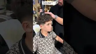 Hair cut curly 