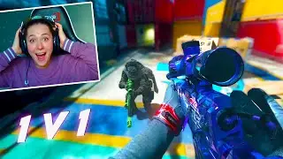 My Girlfriend CHALLENGED Me so I kept sniping her (GAMER GIRL)