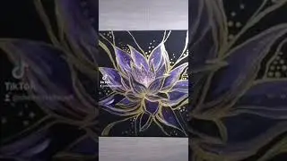 Acrylic painting Flower |Картина акрилом Цветы