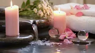 💗 Crystal Sphere Spa & Relax Music • 3 Hours Petal Stone Candle Ambience | Her SPA Day 🌸