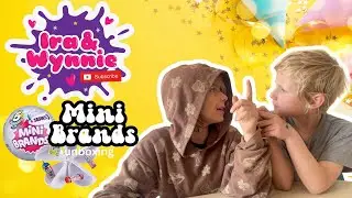 Ira and Wynnie // Mini Brands Mystery Toys Unboxing #youtubekids #mysterybox #minibrands  ✨