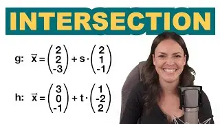 Intersection Point of Two Lines in Vector Form (Step-by-Step)