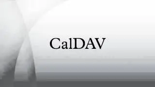 CalDAV