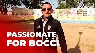 Malta Bocci Player Love for the Game in Santa Lucija, Malta 🇲🇹