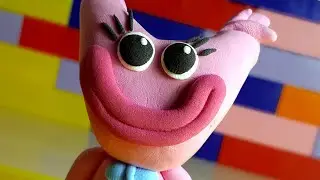 Plasticine clay Kissy Missy Poppy Playtime. Pink Huggy Wuggy