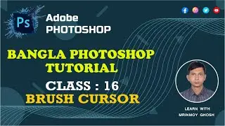 16 - Fix Photoshop Brush Cursor Problems: Circular Cursor Not Appearing | Photoshop Tutorial Bangla