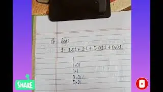 how to add Decimals|class 6| Decimals|maths|addition on Decimals|maths Decimals video