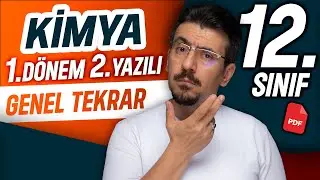 12.sınıf kimya 1.dönem 2.yazılı 2025-2026 | Genel tekrar