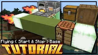 FLYING BASE 🟢 Start & Stop 🟢 Minecraft Slimestone Tutorial - MCPE,Xbox,PS4,Windows,Switch,Java