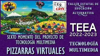 SEXTO MOMENTO DEL PROYECTO DE TECNOLOGÍA MULTIMEDIA, CANVA, PIZZARRAS VIRTUALES