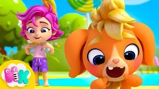 Head Shoulders Knees and Toes 🙃🦶 Song for Kids | HeyKids Nursery Rhymes