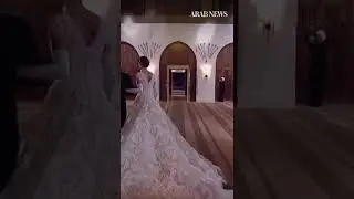 Rajwa Al-Hussein steps out at the state reception after marrying Jordan's Crown Prince | Arab News
