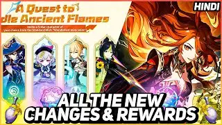 [Hindi] CRAZY REWARDS! 110+ FREE PULLS, FREE 5-STAR & MORE AMAZING CHANGES IN GENSHIN 5.0!