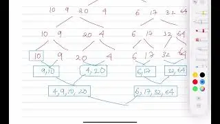 Merge Sort Algorithm || Example -3 || Explanation of Merge Sort Algorithm with Example