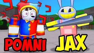 TROLLING Players as POMNI AND JAX in Roblox The Strongest Battlegrounds with 
