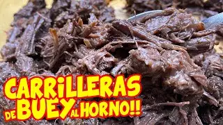 CARRILLERAS de BUEY al HORNO - Receta PASO a PASO