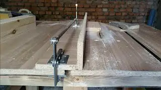 Крепление для направляющей линейки распиловочного стола.