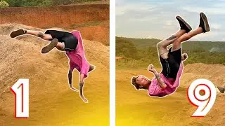 10 ВИДОВ КУВЫРКОВ В ПАРКУРЕ (ДАЙВ РОЛЛ)